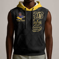 Personalized Buffalo Soldiers Sleeveless Hoodie We Can We Will Ready and Forward