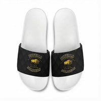 Buffalo Soldiers Slide Sandals We Can We Will Ready and Forward