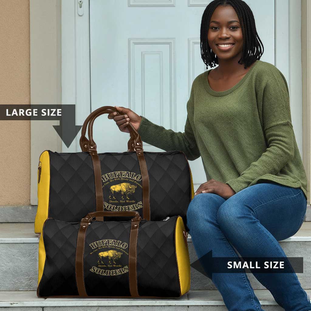 Buffalo Soldiers Travel Bag We Can We Will Ready and Forward