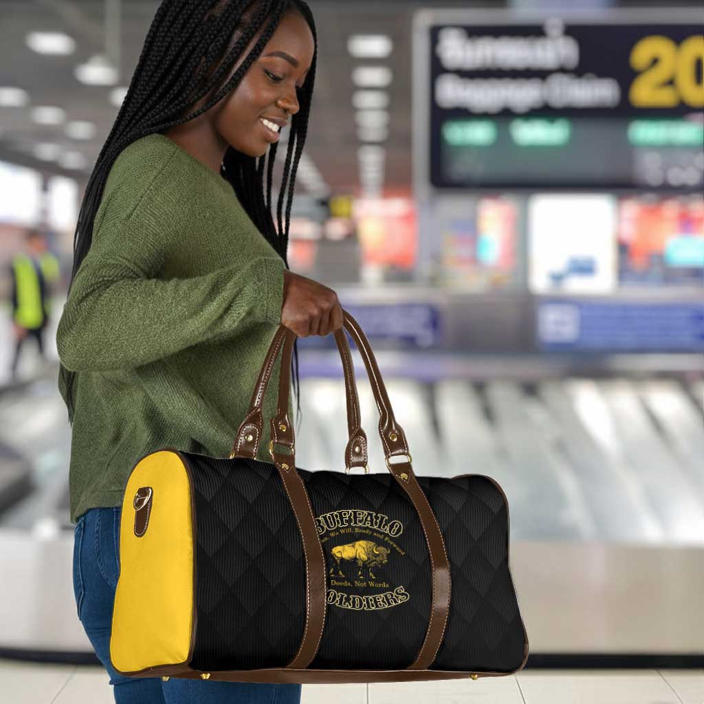Buffalo Soldiers Travel Bag We Can We Will Ready and Forward