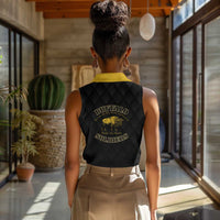 Personalized Buffalo Soldiers Women Sleeveless Polo Shirt We Can We Will Ready and Forward