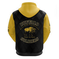 Personalized Buffalo Soldiers Zip Hoodie We Can We Will Ready and Forward