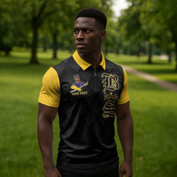 Personalized Buffalo Soldiers Zipper Polo Shirt We Can We Will Ready and Forward