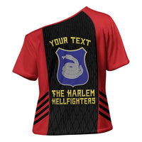 Personalized Harlem Hellfighters Cross Shoulder Shirt 369th Infantry Regiment Legacy