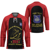 Personalized Harlem Hellfighters Hockey Jersey 369th Infantry Regiment Legacy