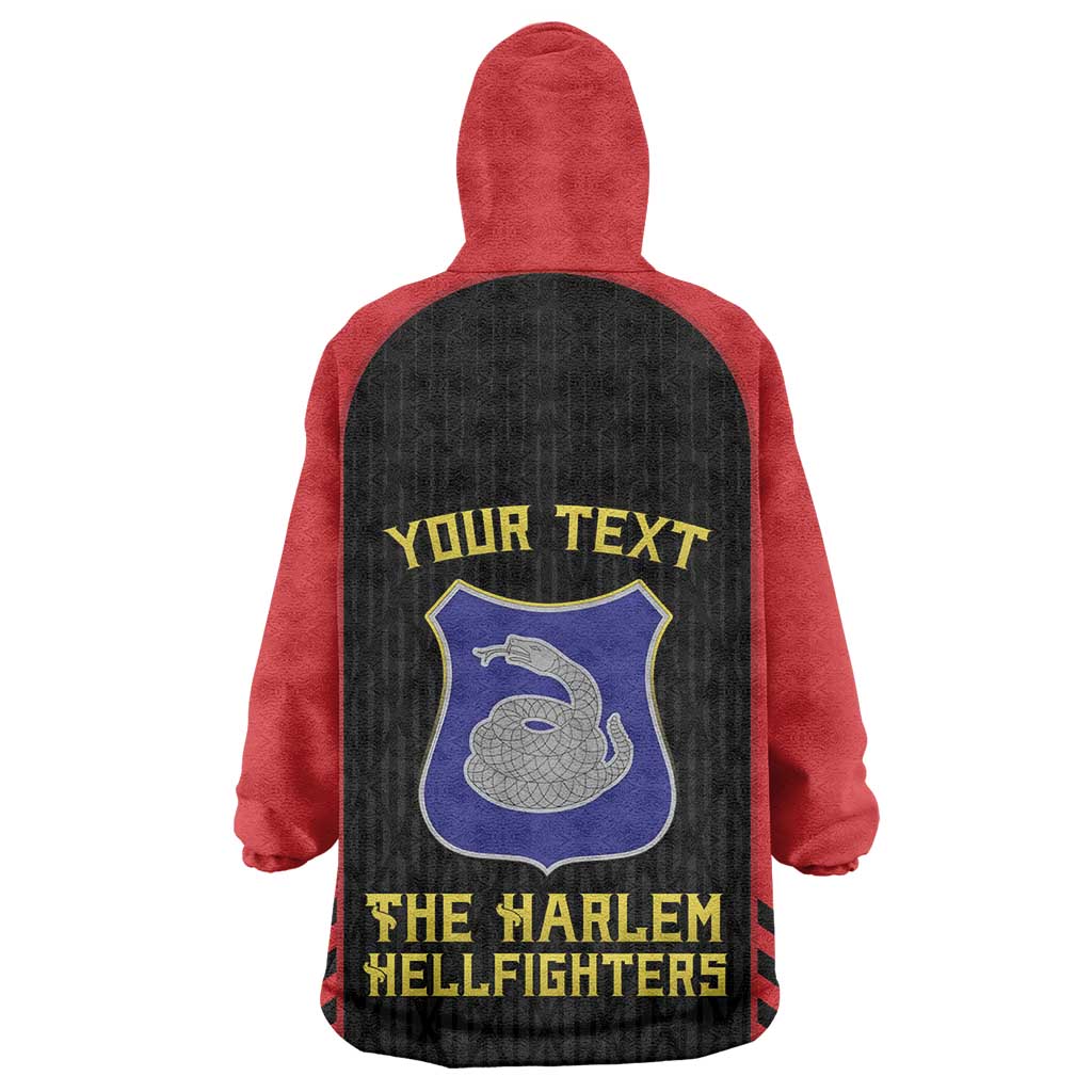 Personalized Harlem Hellfighters Kid Wearable Blanket Hoodie 369th Infantry Regiment Legacy