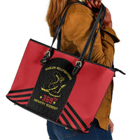 Harlem Hellfighters Leather Tote Bag 369th Infantry Regiment Legacy