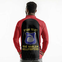 Personalized Harlem Hellfighters Long Sleeve Polo Shirt 369th Infantry Regiment Legacy