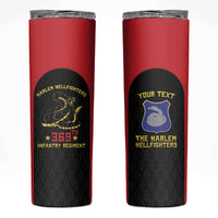 Personalized Harlem Hellfighters Skinny Tumbler 369th Infantry Regiment Legacy