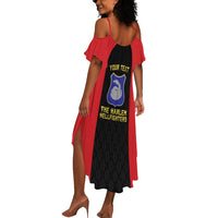 Personalized Harlem Hellfighters Summer Maxi Dress 369th Infantry Regiment Legacy