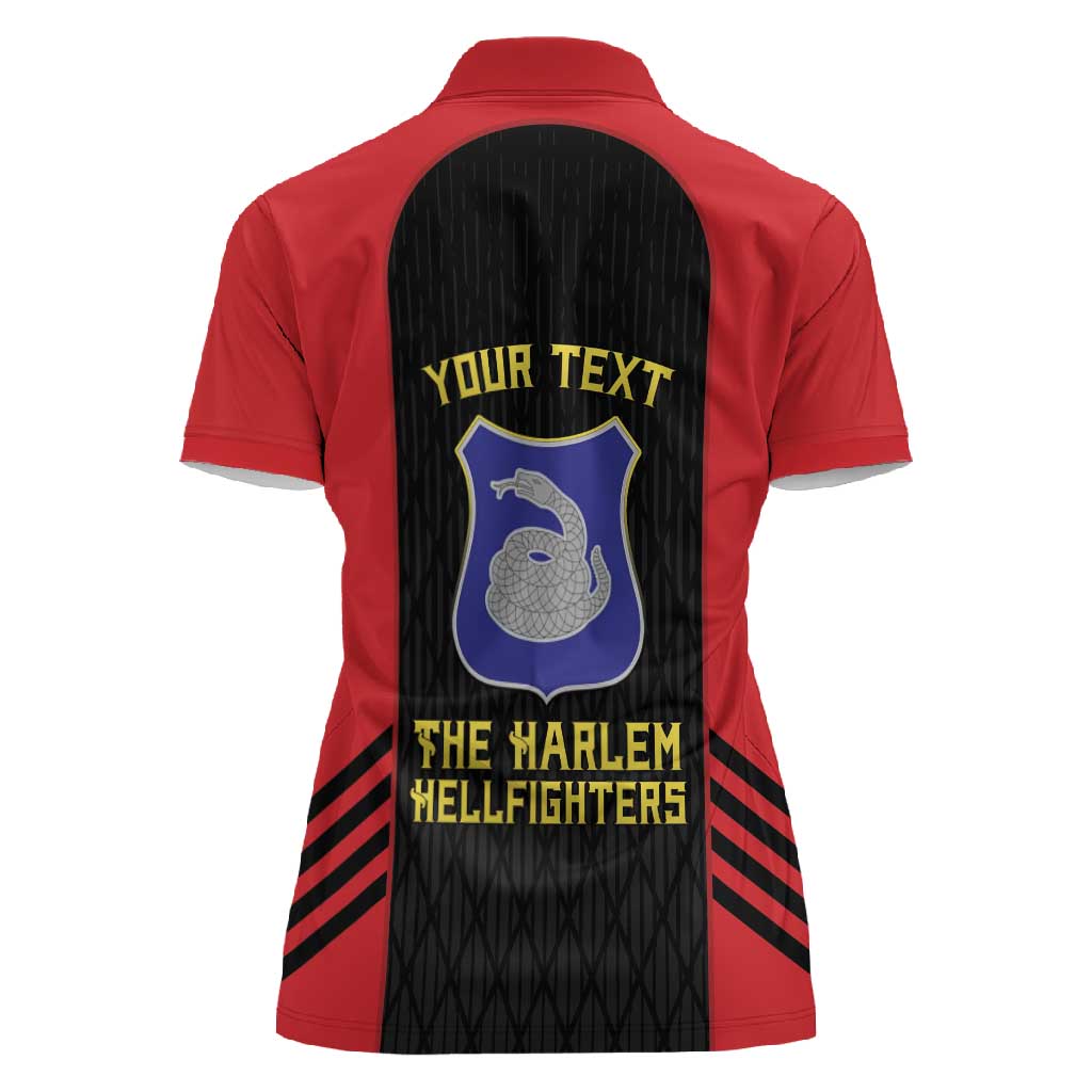 Personalized Harlem Hellfighters Women Polo Shirt 369th Infantry Regiment Legacy