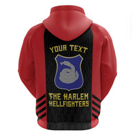 Personalized Harlem Hellfighters Zip Hoodie 369th Infantry Regiment Legacy