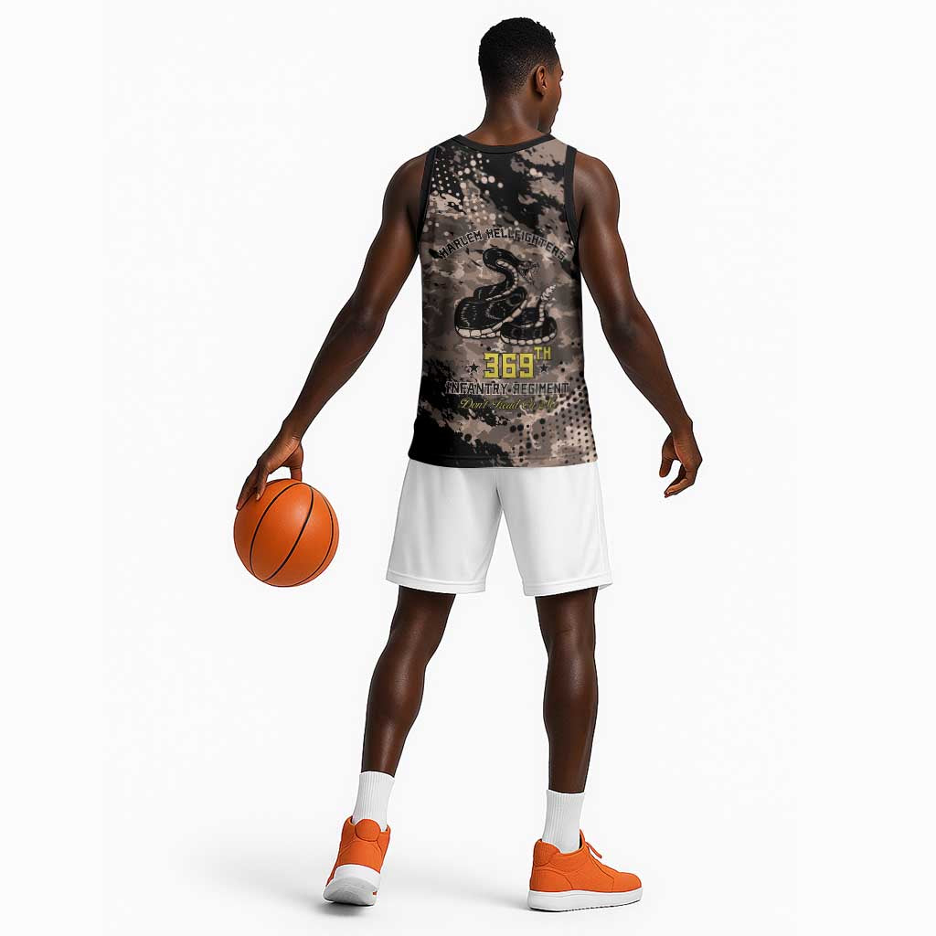 Harlem Hellfighters 369th Infantry Regiment Legacy Basketball Jersey God Damn Lets Go
