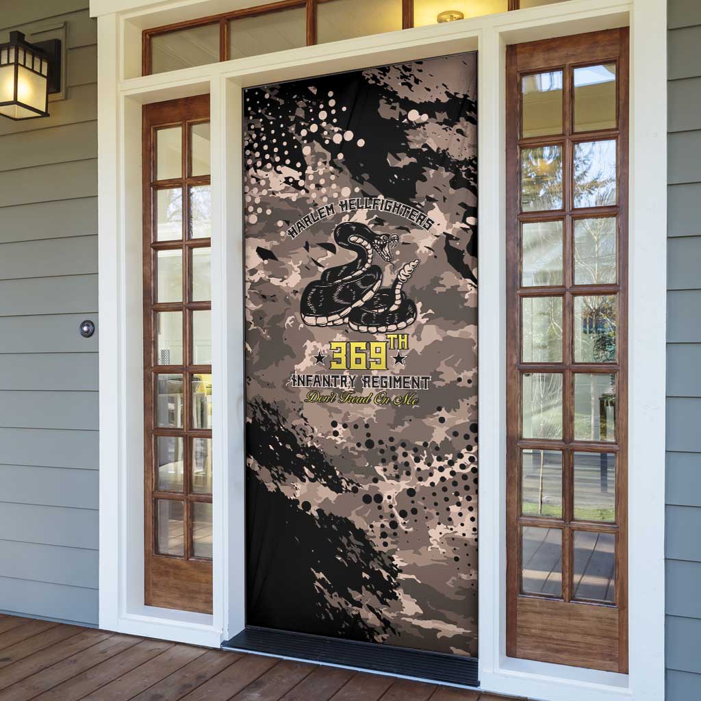 Harlem Hellfighters 369th Infantry Regiment Legacy Door Cover God Damn Lets Go