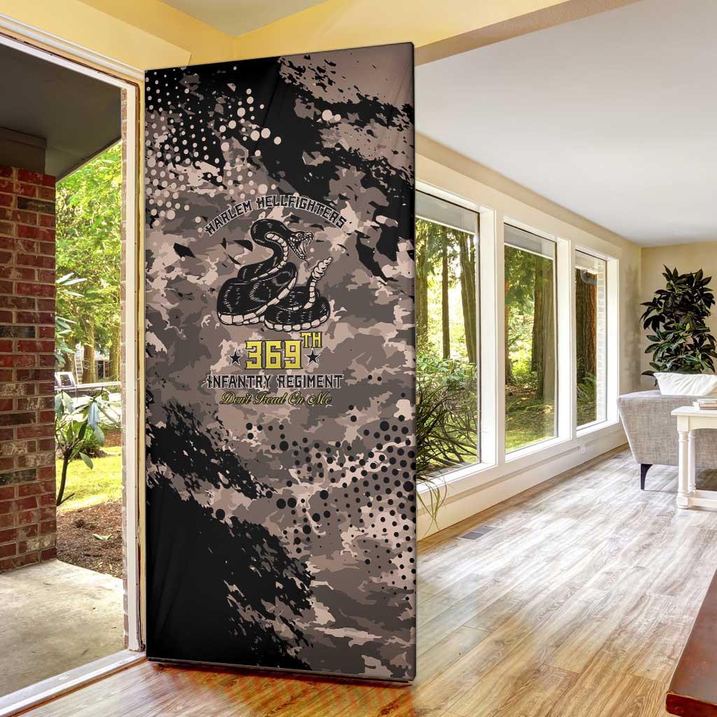 Harlem Hellfighters 369th Infantry Regiment Legacy Door Cover God Damn Lets Go