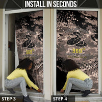 Harlem Hellfighters 369th Infantry Regiment Legacy Door Cover God Damn Lets Go