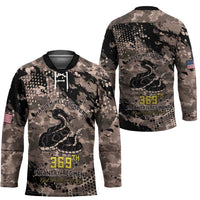 Harlem Hellfighters 369th Infantry Regiment Legacy Hockey Jersey God Damn Lets Go
