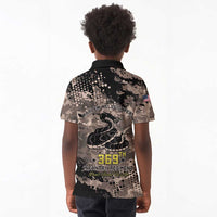 Harlem Hellfighters 369th Infantry Regiment Legacy Kid Polo Shirt God Damn Lets Go