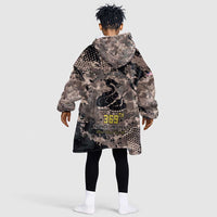 Harlem Hellfighters 369th Infantry Regiment Legacy Kid Wearable Blanket Hoodie God Damn Lets Go