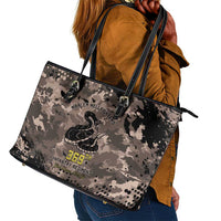 Harlem Hellfighters 369th Infantry Regiment Legacy Leather Tote Bag God Damn Lets Go