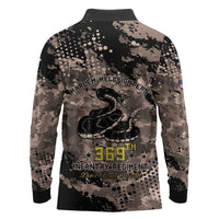 Harlem Hellfighters 369th Infantry Regiment Legacy Long Sleeve Polo Shirt God Damn Lets Go