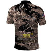Harlem Hellfighters 369th Infantry Regiment Legacy Polo Shirt God Damn Lets Go