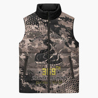 Harlem Hellfighters 369th Infantry Regiment Legacy Sleeveless Puffer Jacket God Damn Lets Go