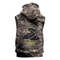 Harlem Hellfighters 369th Infantry Regiment Legacy Sleeveless Zip Hoodie God Damn Lets Go