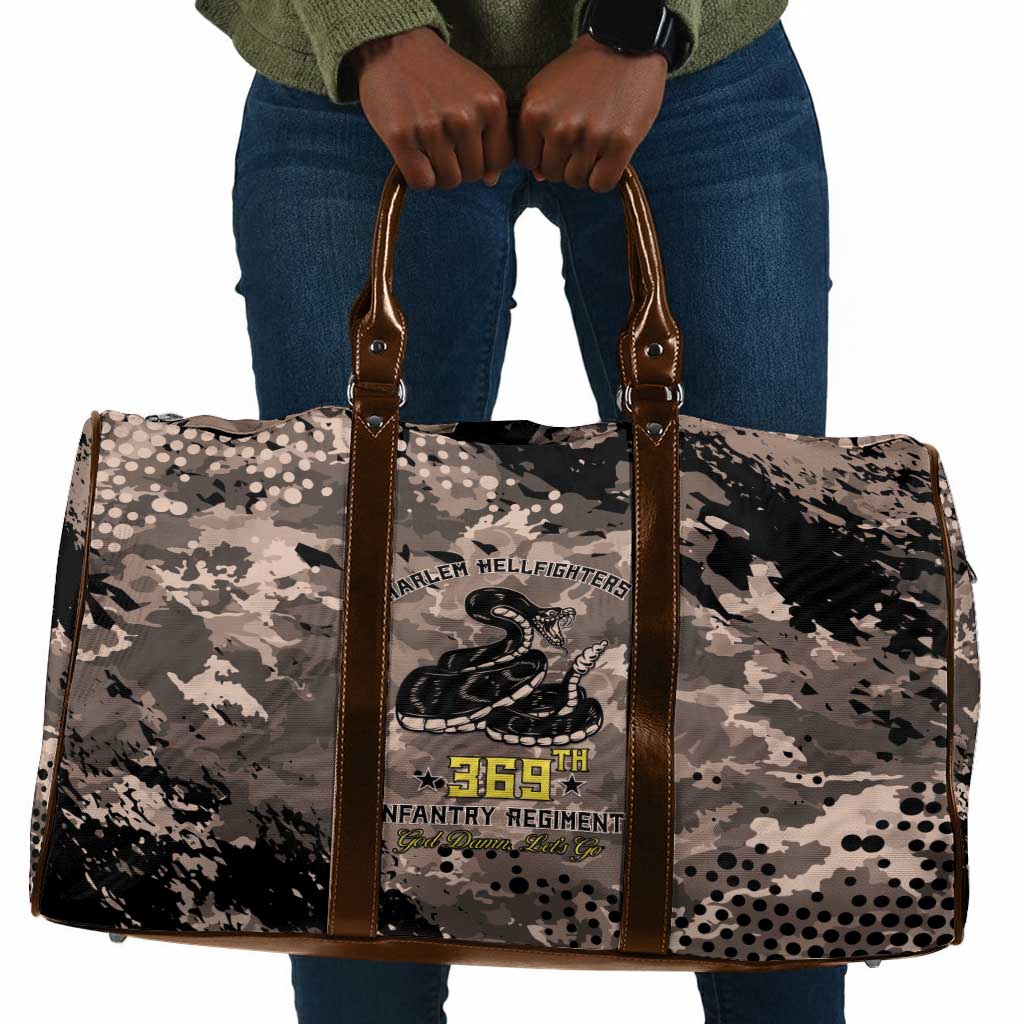 Harlem Hellfighters 369th Infantry Regiment Legacy Travel Bag God Damn Lets Go
