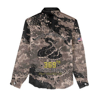 Harlem Hellfighters 369th Infantry Regiment Legacy Women Casual Shirt God Damn Lets Go
