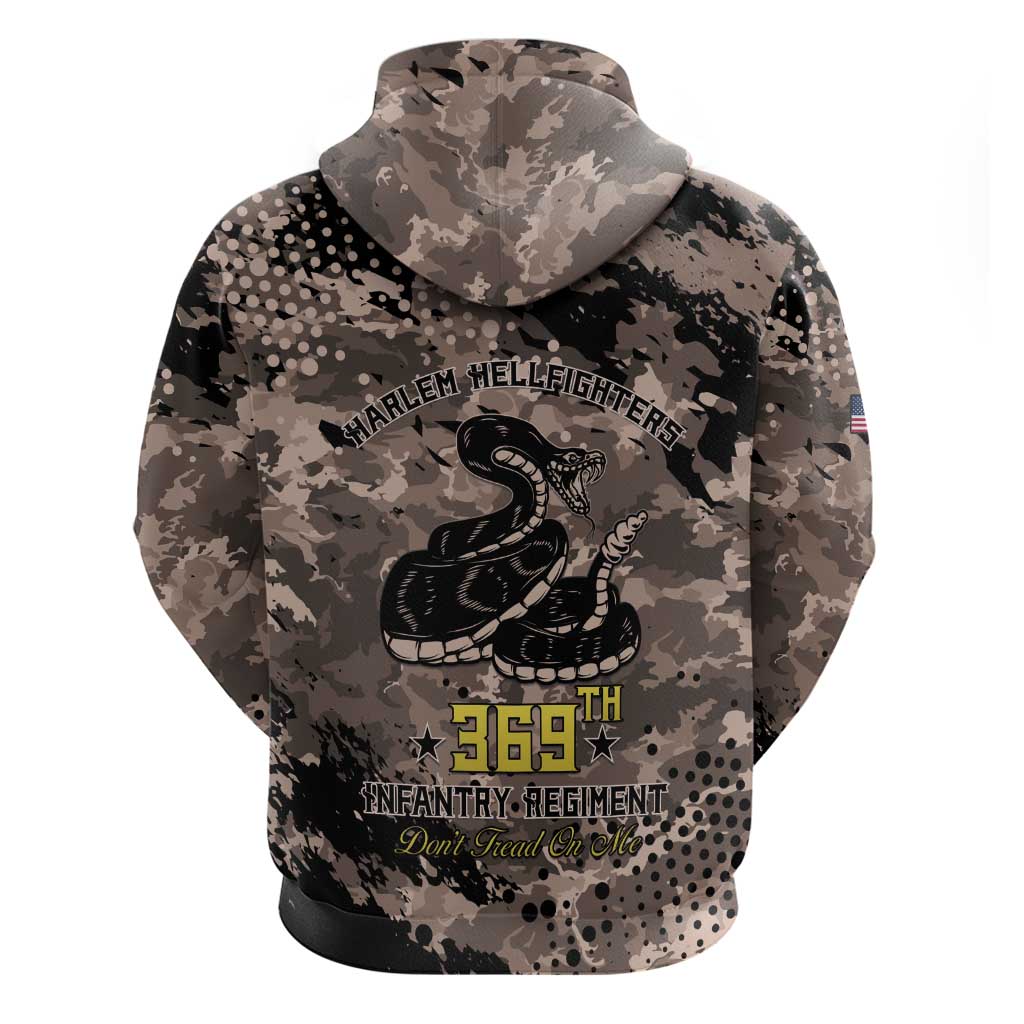 Harlem Hellfighters 369th Infantry Regiment Legacy Zip Hoodie God Damn Lets Go
