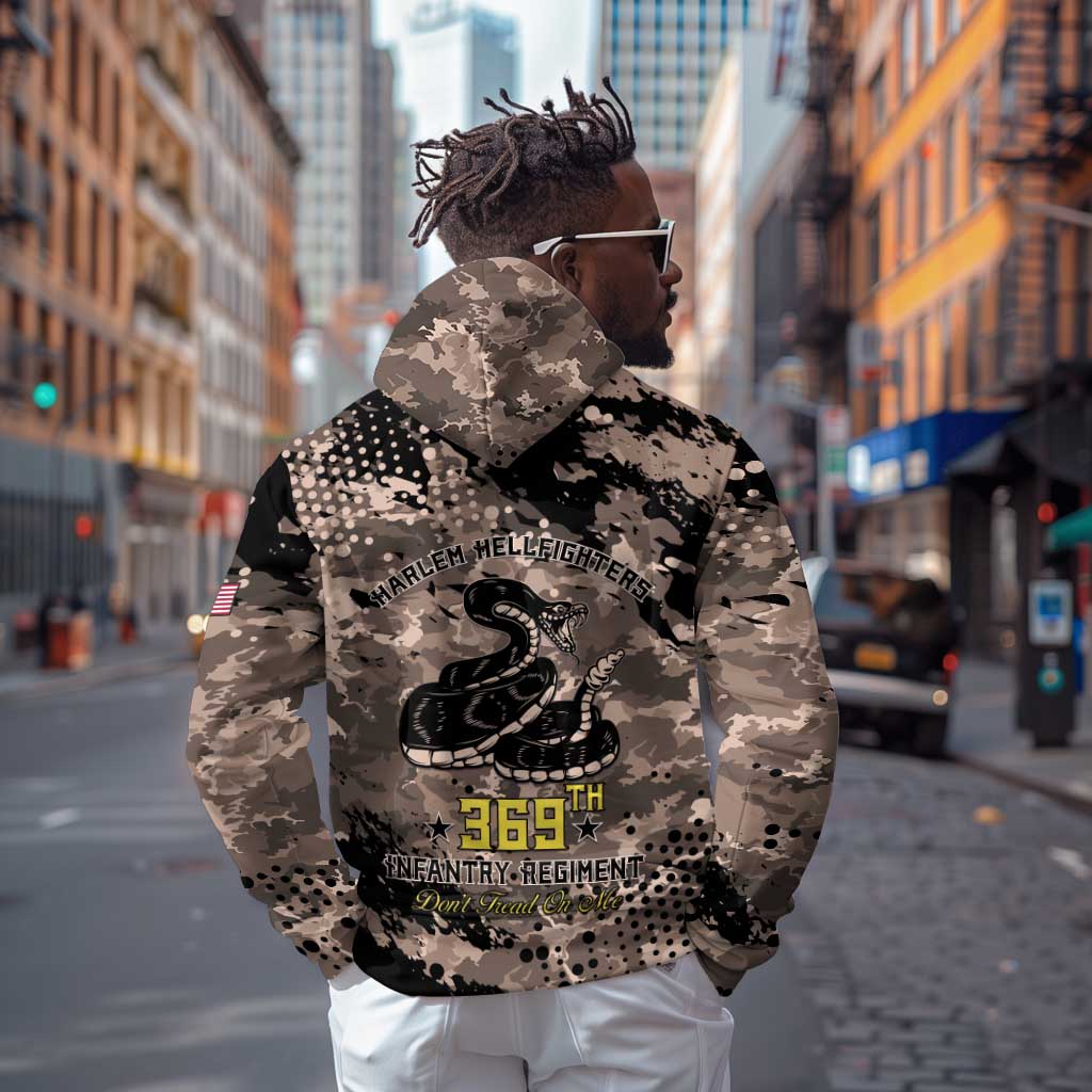 Harlem Hellfighters 369th Infantry Regiment Legacy Zip Hoodie God Damn Lets Go