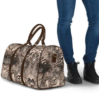 African Safari Zebra Leopard Swirl Pattern Travel Bag