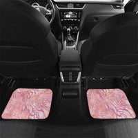 African Zebra Leopard Pattern Car Mats Blush Savannah
