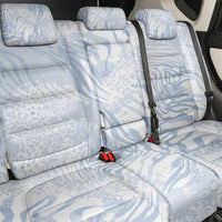 African Zebra Leopard Pattern Back Car Seat Cover Sky Savannah