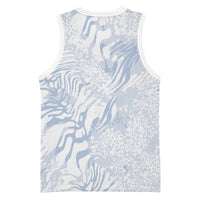 African Zebra Leopard Pattern Basketball Jersey Sky Savannah