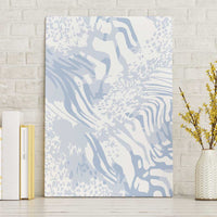 African Zebra Leopard Pattern Canvas Wall Art Sky Savannah