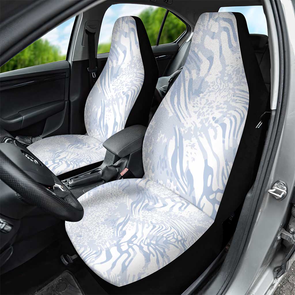 African Zebra Leopard Pattern Car Seat Cover Sky Savannah