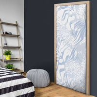 African Zebra Leopard Pattern Door Cover Sky Savannah
