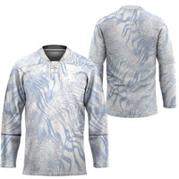 African Zebra Leopard Pattern Hockey Jersey Sky Savannah
