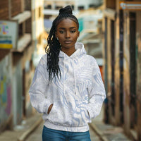 African Zebra Leopard Pattern Hoodie Sky Savannah