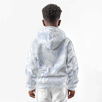 African Zebra Leopard Pattern Kid Hoodie Sky Savannah