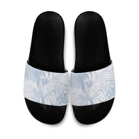 African Zebra Leopard Pattern Slide Sandals Sky Savannah