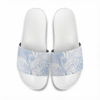 African Zebra Leopard Pattern Slide Sandals Sky Savannah