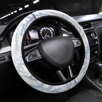 African Zebra Leopard Pattern Steering Wheel Cover Sky Savannah