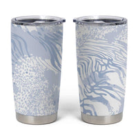 African Zebra Leopard Pattern Tumbler Cup Sky Savannah