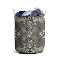 African Zebra Elephant Skin Pattern Laundry Basket