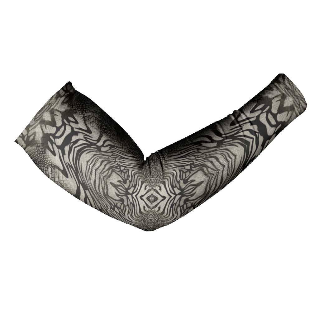 African Zebra Elephant Skin Pattern Arm Sleeves