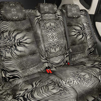 African Zebra Elephant Skin Pattern Back Car Seat Cover