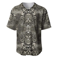 African Zebra Elephant Skin Pattern Baseball Jersey